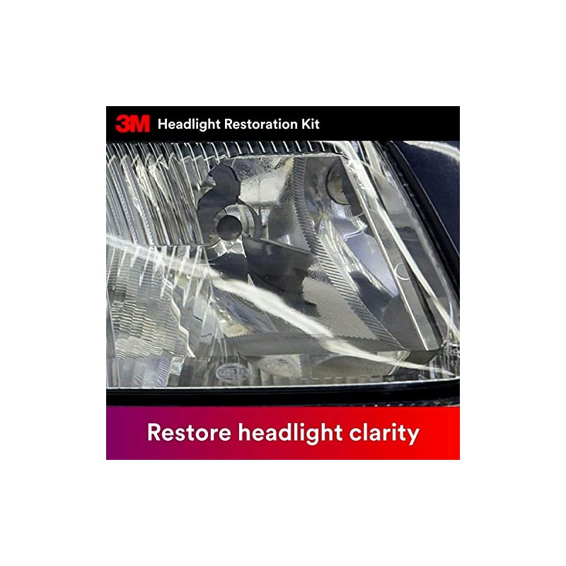 3M Headlight Lens Restoration Kit - Medium Duty 2-Pack
