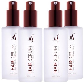 Herstyler Argan Oil Hair Repair Serum, Diminishes Damage Caused by Straightening Tools, 2 Fl. Oz  60 Ml (Pack of 4)                                   