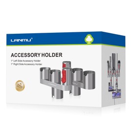 LANMU Accessory Holder Compatible with Dyson V15 V12 V11 V10 V8 V7 Outsize Gen5 G5 Cordless Stick Vacuum Cleaner, Docking Station Attachments Organizer, Fit V15 V12 Motorized Tools