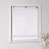 Yujiao Mao Roman Blind with Eyelets Kessy Piping Transparent Voile