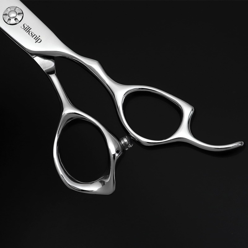 Silksnip 6" Hair Cutting Scissors & Texturizing Teeth Shears,Professional Barber