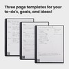 Rocketbook Fusion Reusable Undated Productivity Planner, Letter Size 8.5x11, Gray
