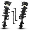 Front Struts Shock Absorber Sway Bar Links Kit Fit for