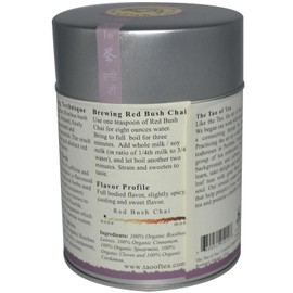 Red Bush Chai South African Rooibos & Spices 4 Ounce Can