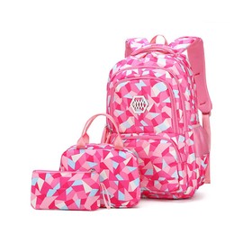 Girls Backapcks School Backpacks for Boys Kids Backapck Set for Primary/Middle School Student Bookbag with Lunch Box Travel Bag for Teenager