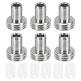 PATIKIL Fiber Optical Tool Sets, 6 Pack 5mm Ceramic Core with Metal Heads for Visual Fault Locator Fiber Cable Tester