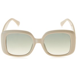 Vince Camuto Women's VC1125 Oversized 100% UV400 Protective Square Sunglasses. Luxe Gifts for Her, 52 mm, Ivory