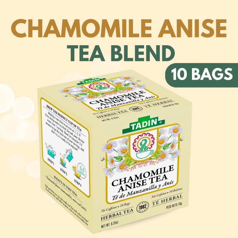 Tadin Chamomile Anise Tea, 10 Tea Bags 0.35 fl oz,
