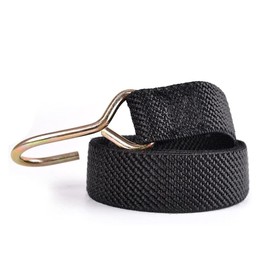 Marcobrothers 48 Inch Bungee Cord Black, Flat Heavy Duty Bungee Cord with Hook,Bungee stape (48 inch Black X 2)