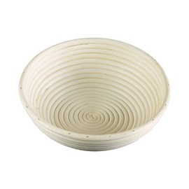 Frieling Round Proofing Basket, Brotform Bread Rising Banneton and Serving Basket, 10-Inch