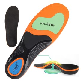 90% Shock Absorption: Anti-fatigue Insole, Sports Insole, Shock Absorbing, Arch Support, Muscle Support, Insole, 3D Arch Support, Reduce Burden, Unisex, Golf, Baseball (M 10.8 - 10.8 inches (26 - 27.5 cm))
