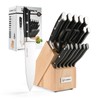KATISUN Knife Sets 15 Pieces for Kitchen with Block, German