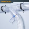 POWERTEC 2-1/2" Blast Gate, Clog Resistant & Anti Gap Tapered