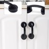 Classic Suction Cup Handrail, Black Suction Bathroom Grab Rails Safety