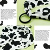 Cow Print HairBand, Elastic Non-Slip Bow Hair Tie Ropes, Hair