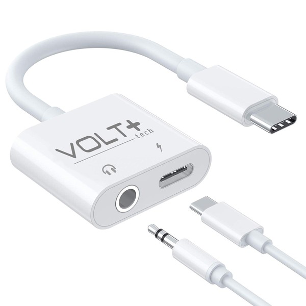 Volt Plus Tech Headphone Aux Adapter for Jabra Elite 85h
