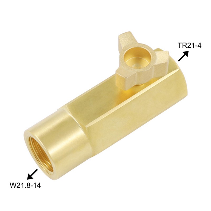 CO2 Refill Adapter Joint Connector W21.8-14 Soda Inflation Valve Filling