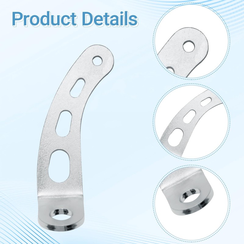 4708 Throttle Return Spring Bracket, Chrome ,Carburetor Throttle Return Spring