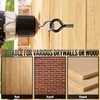 2PCS 6 Inch Heavy Duty Screw Eyes Hooks, Screw in