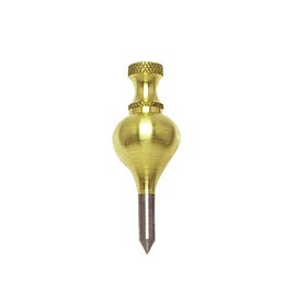 246U Brass Plumb Bob 43g (1.1/2oz) Size 00