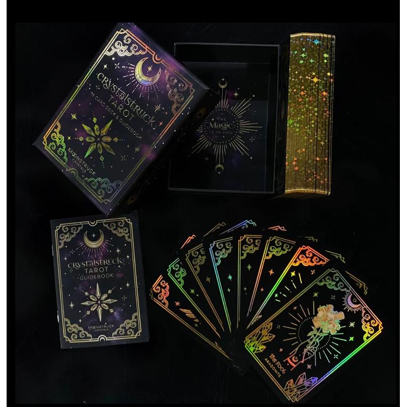 Crystalstruck Tarot: Limited Silver or Gold Holographic Edition - Color: