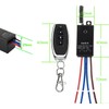 Meskliu 3 Way Mini Remote Control Switch,AC 110V/120V/220V/240V/10A Relay ON/Off