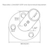 30 Degree Round Tube Base Hand Rail Railing Fitting 316