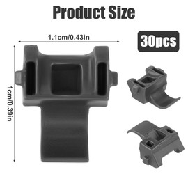 30pcs Cabinet Restrictor Clips, Hinge Angle Restriction Clip for Blum 38C315B3 Nylon Mini Cabinet Door Hinge Restrictor 86 Degrees Cabinet Hinge Limiter Clip for Kitchen Home
