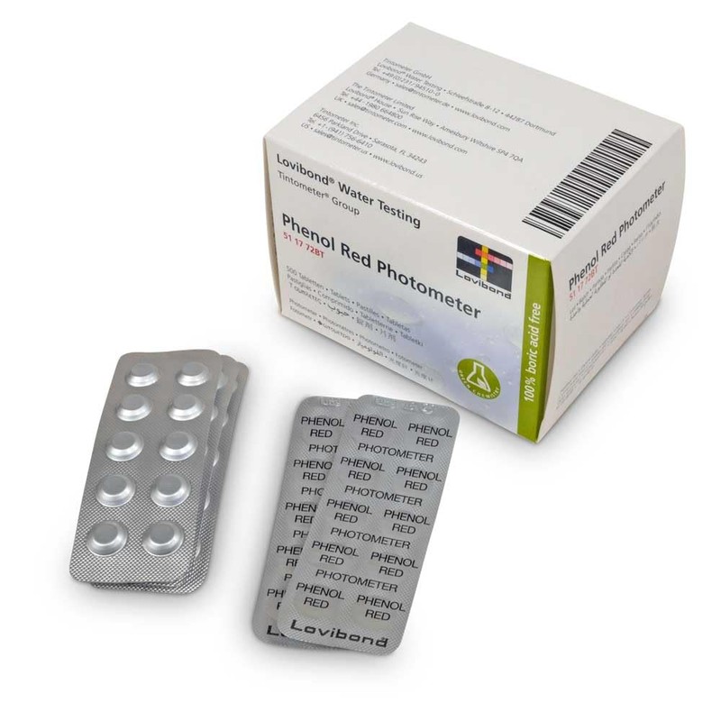Phenol Red Photometer Tablets - Lovibond Tintometer - Reagent Tablets