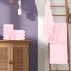 BOUTIQUO 24 Pack Cotton Towel Set, Contains 6 Bath Towels