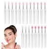 20Pcs Silicone Lip Applicator, Silicone Lip Brushes Set with Caps,
