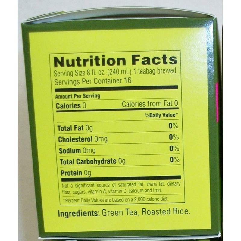 Yamamotoyama Genmai-cha Green Tea with Roasted Rice 16 Count Tea