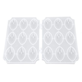 Meatball Processor, Meatball Processor Manual Meatloaf Maker Press Tool DIY 9 Grids Homemade Meat Maker Kitchen Accessories (Transparent)