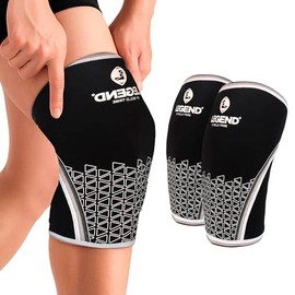 BOLD TRIBE - Rodilleras Deportivas de 7mm - Ideal para Crossfit, Gym, Powerlifting, Halterofilia, Box y Entrenamiento Funcional - 100 Neopreno...     