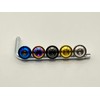 Kuroobaa Car License Plate Bolt, Titanium License Plate Frame, Car