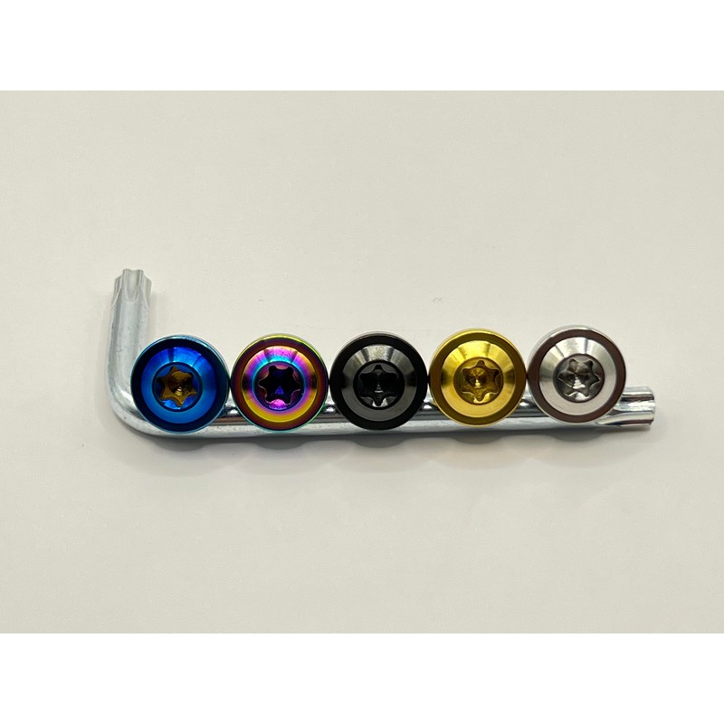 Kuroobaa Car License Plate Bolt, Titanium License Plate Frame, Car