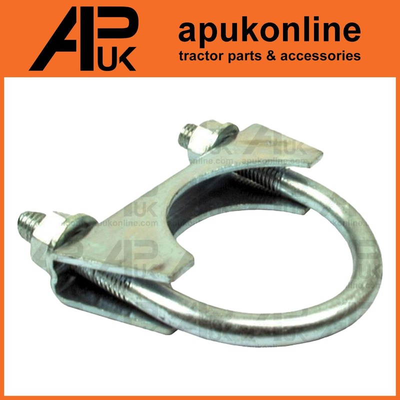 APUK 2x Exhaust Silencer Clamp 45mm M8 Replacement for John