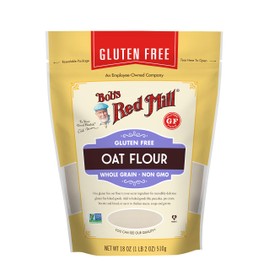 Bob's Red Mill Oat Flour, Gluten Free, 18 Ounces (Pack Of 4)