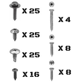 GM Replacement 1963-1967 C2 Corvette Interior Exterior Engine Bay Trim Screws Body Bolt KIT GM