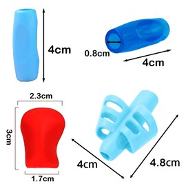 JNGTKL 16 Pcs Pencil Grips for Children, Durable Pencil Grips, Soft and Comfortable Pencil Grip, Pen Grips Used for Children to Correct Their Grip Posture When Writing and Doing Homework