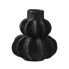 Biyread Ceramic Decorative Flower Vase | Boho Vase for Modern Home Decor | Round Vase for Shelf Decor, Living Room,Bathoom, Mantel Decoration 7.5" 6.5" Short