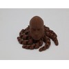 Rocktopus Meme Tiktok Figure Moving Tentacles (Brown Matte) 3drocktopus
