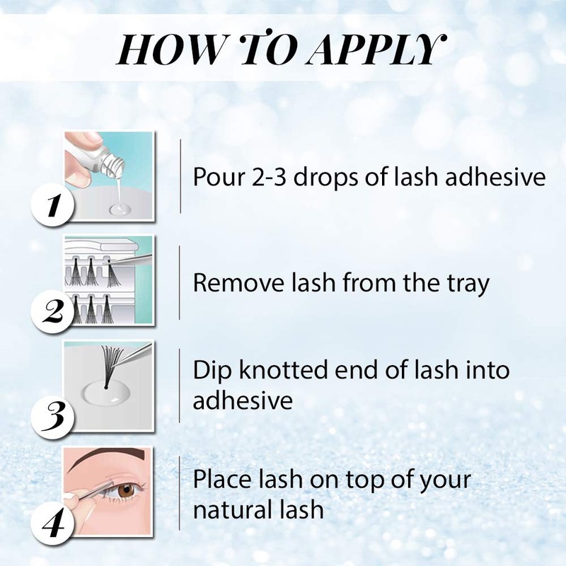 Ardell Duralash Clear Lash Adhesive for Individual Lashes, Waterproof Long-Lasting