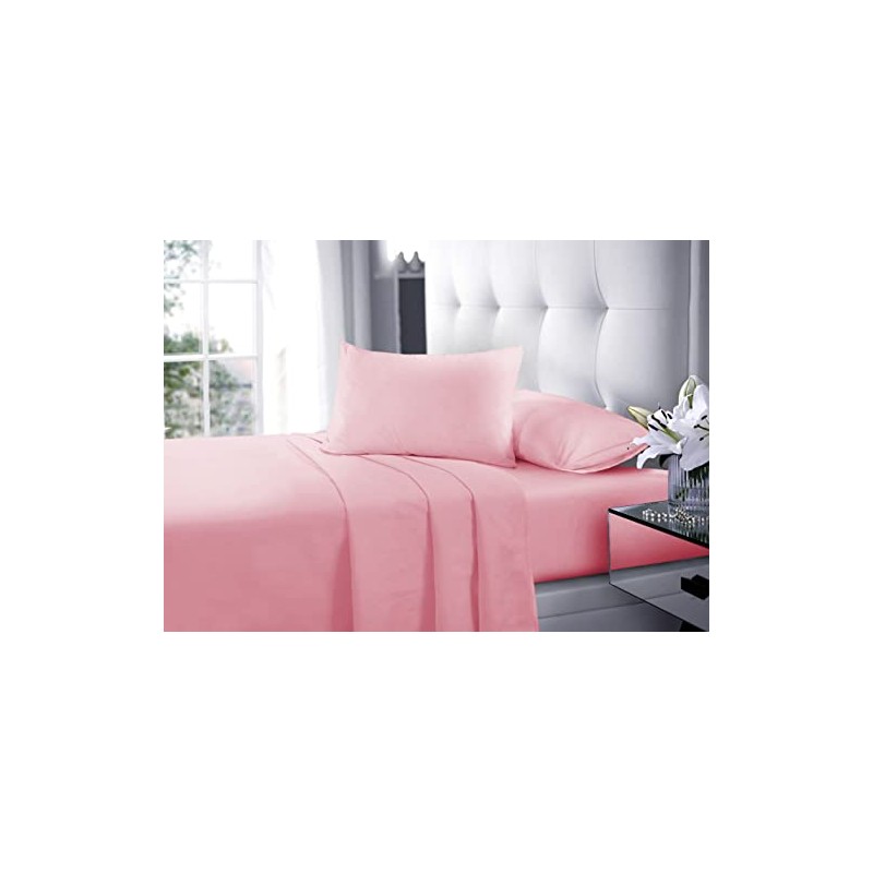 Comfort Collections Fitted Bed Sheet With FREE MATCHING 2 X