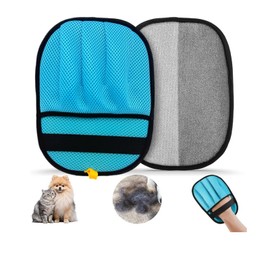 JMFANGLIU Pet Hair Removal Glove for Dogs & Cats, Upgraded 5-Finger Electrostatic Magic Brush & Reusable Pet Hair Remover for Clothing,Couch, Carpet, Car Seat, Car Bed,1PCS