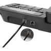 Long Telephone Extension Cord 6 FT, Black, Phone Cable Line