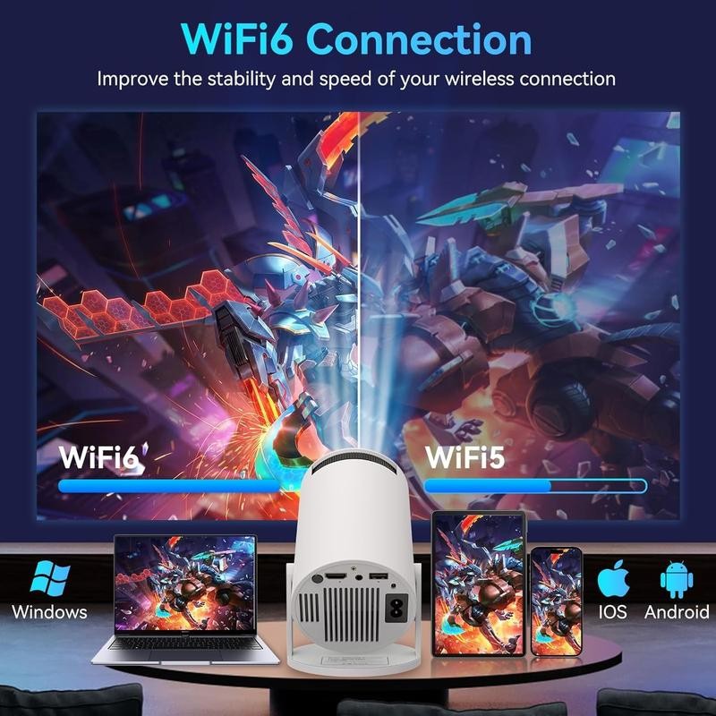 Mini Projector 1080P Support 4K ,game projector with controllers,retro game