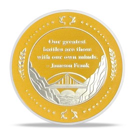 9 Year Sobriety Coin Gifts | Road Sign Sobriety AA Coins - HA AA Chip Medallion with Serenity Prayer | Narcotics Alcoholics Anonymous Gifts for Anniversary Year for Men & Women in Recovery