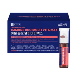 Chong Kun Dang Immune Duo Multi Vitamax All-in-One Postnatal Test Taker Nutritional Supplement 24 tablets, 1 unit / 종근당 이뮨 듀오 멀티 비타맥스 올인원 출산후 수험생 영양제 24정, 1개