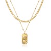 Fettero Women's Necklace, 14k Gold, Hypoallergenic, Simple, Pendant, Chain, Popular